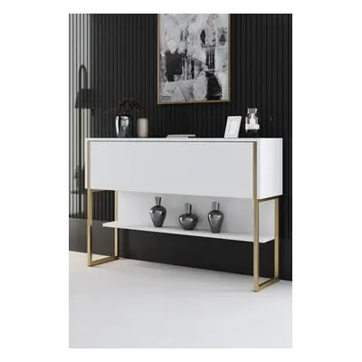 Hanah Home Dresser Luxe - Gold, White