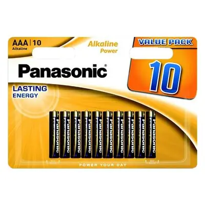 Baterie alkalická Panasonic ALKALINE POWER AAA, LR03, blistr 10ks