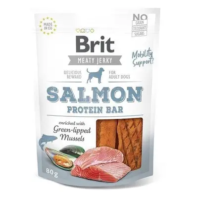 Brit Jerky Salmon Protein Bar 80g pamlsky pro psy