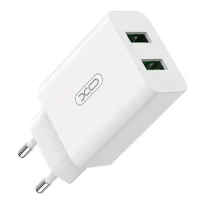 Nástěnná nabíječka XO L119 2x USB-A , 18 W (bílá)