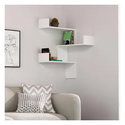 Hanah Home Wall Shelf Luksa - White White