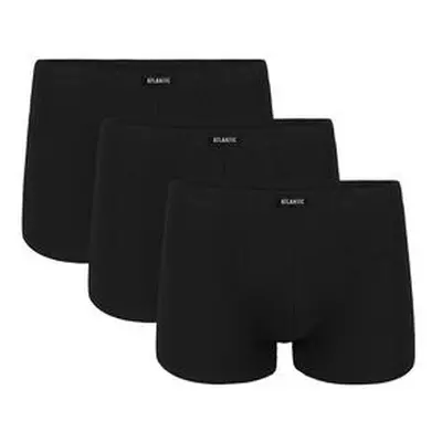 Atlantic Pánské boxerky 3Pack - černé Velikost: XL, Černá