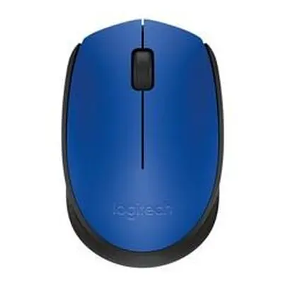 Logitech myš M171/ Bezdrátová/ Optická/ 1000dpi/ USB přijímač/ modrá, 910-004640