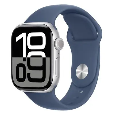 Apple Watch 42/41/40mm denimový sportovní řemínek S/M