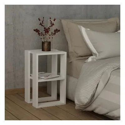 Hanah Home Nightstand Lonie - White White