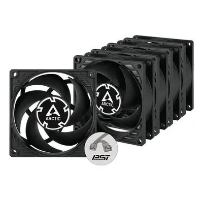 ARCTIC P8 PWM PST Case Fan - 80mm case fan with PWM control and PST cable - Pack of 5pcs, ACFAN0