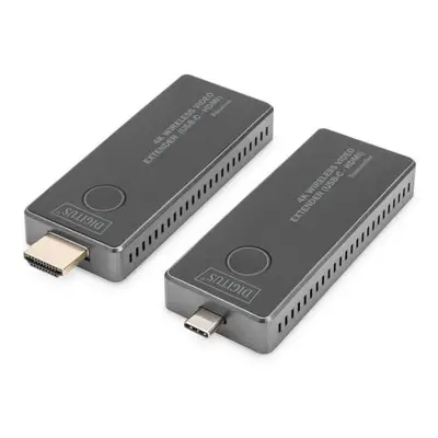 DIGITUS DS-55324 4K Wireless Video Extender Set, 30 m (USB-C - HDMI), DS-55324