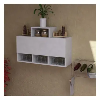 Hanah Home Wall Cabinet Colin - White White