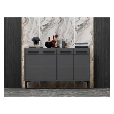 Hanah Home TV Stand Stria - Anthracite Anthracite