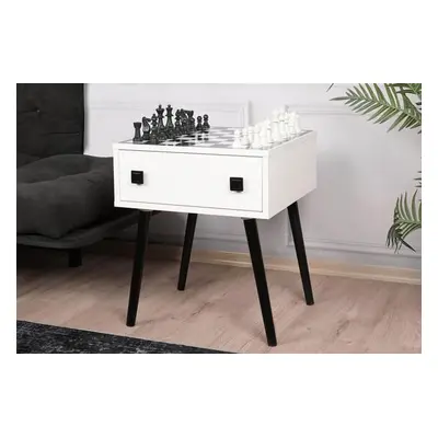 Hanah Home Chess Table Chesso - Black, White