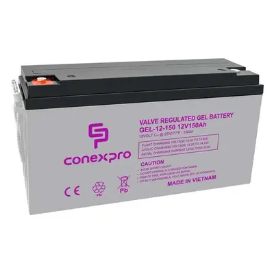 Baterie Conexpro GEL-12-150 GEL, 12V/150Ah, T18-M8, Deep Cycle , GEL-12-150