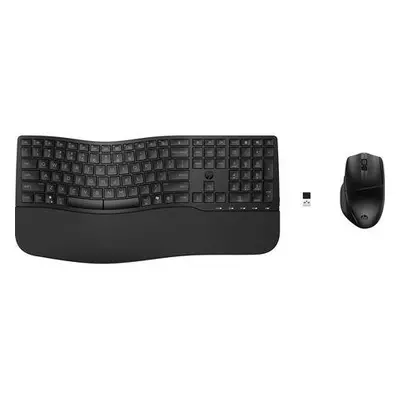 HP 680 Comfort Dual-Mode Keyboard and Mouse Combo - bezdrátový set ergonomické klávesnice a myši