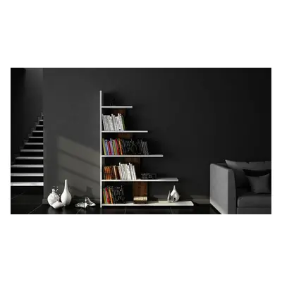 Hanah Home Bookshelf Reward - White, Walnut