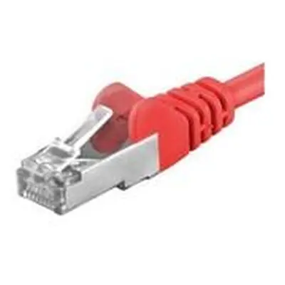 Premiumcord sp6asftp050R Patch, CAT6a S-FTP, RJ45-RJ45, AWG 26/7, 5m, červený