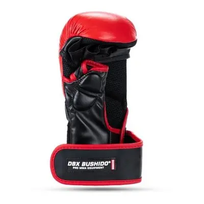 BUSHIDO Prémiové MMA rukavice DBX Warrior červené, L