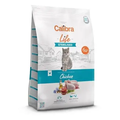 Calibra Cat Life Sterilised Chicken 1,5kg granule pro kastrované kočky