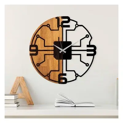 Wallity Decorative Wooden Wall Clock Wooden Clock - 61