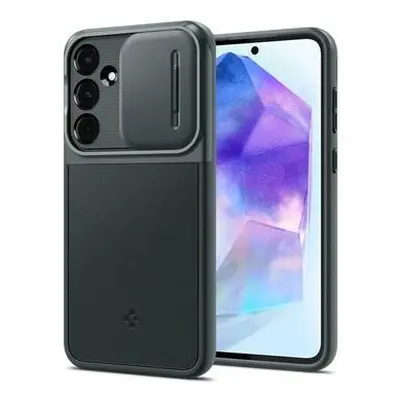 Spigen Optik Armor kryt Samsung Galaxy A55 zelený