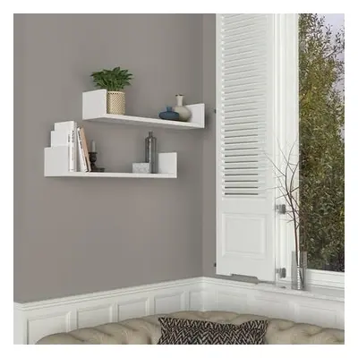 Hanah Home Wall Shelf Iris - White White