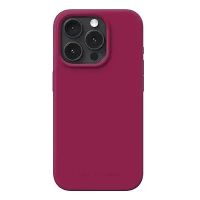 Silikonový ochranný kryt iDeal Of Sweden pro iPhone 15 Pro Magenta