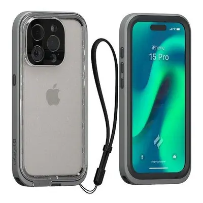 Catalyst Total Protection voděodolný kryt pro iPhone 15 Pro Max, titanově šedá