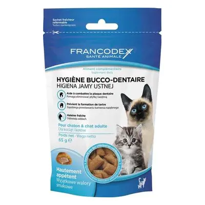 Francodex Breath Dental pochoutka pro kočky 65g