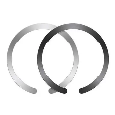 Adaptér pro Magsafe ESR HaloLock Ring pro smartphone 2ks (černý/stříbrný),