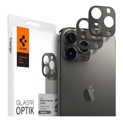 Pouzdro Spigen tR Optik 2 Pack iPhone 13 Pro/Max graph.