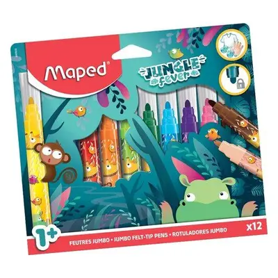 MAPED Fixy Jungle Fever Jumbo 12ks