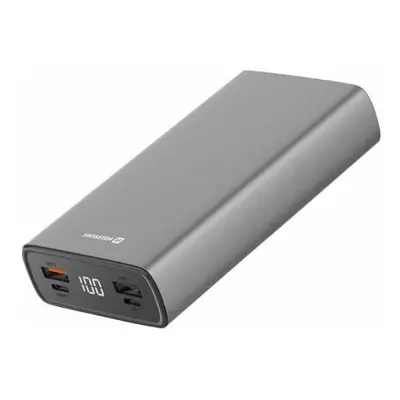 SWISSTEN ALUMINUM POWER BANK 20000 mAh 20W POWER DELIVERY šedá