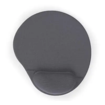 GEMBIRD Gel mouse pad with wrist support, grey, MP-GEL-GR