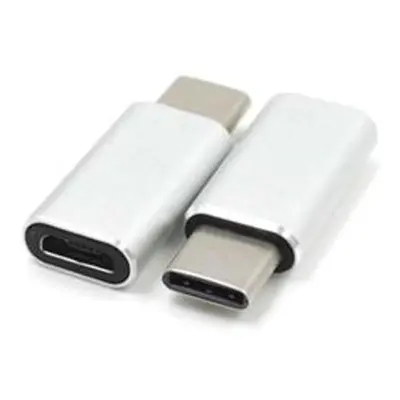 PremiumCord Adaptér USB-C/male - USB2.0 Micro-B/female, stříbrný