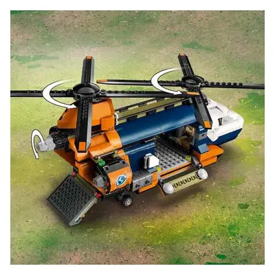 LEGO® City 60437 Helikoptéra na průzkum džungle v základním táboře