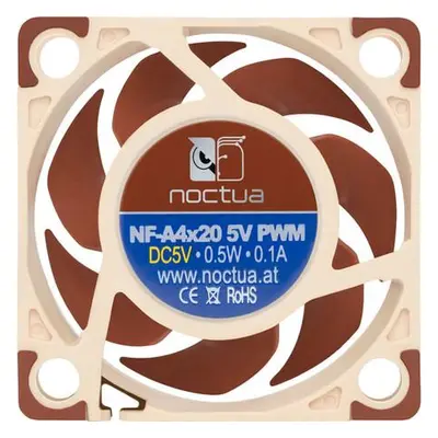 Noctua ventilátor NF-A4x20 5V PWM / 40mm / výška 20mm / PWM / 4-pin, NF-A4x20-5V-PWM