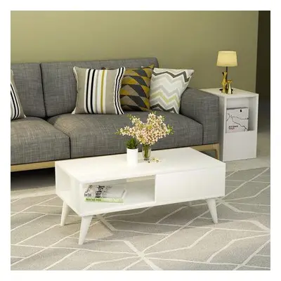 Hanah Home Coffee Table Seul - White White