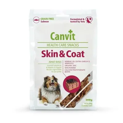 Canvit Snacks Skin & Coat 200g pamlsek pro psy