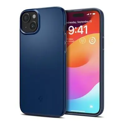 Spigen Thin Fit kryt iPhone 15 modrý