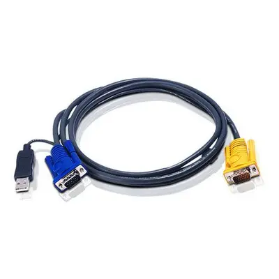 ATEN 5M USB KVM Cable with 3 in 1 SPHD and built-in PS/2 to USB converte