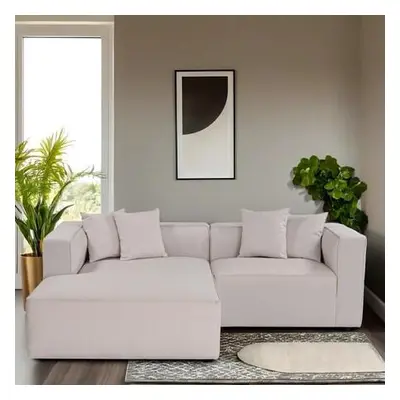 Atelier del Sofa Corner Sofa Mora XL Corner Right (L1-CHLRight) - Ecru Ecru