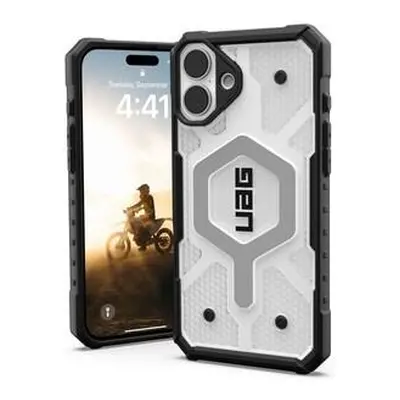 UAG Pathfinder Clear Magsafe kryt iPhone 16 Plus bílý