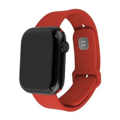 FIXED set silikonových řemínků Apple Watch Ultra 49mm červený