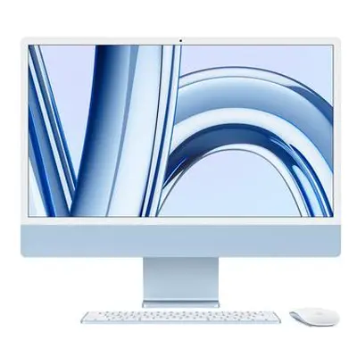 Apple iMac 24/23,5"/4480 x 2520/M3/8GB/512GB SSD/M3/Sonoma/Blue/1R, MQRR3CZ/A