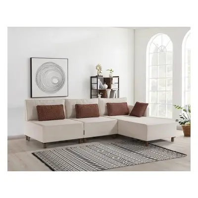 Atelier del Sofa Corner Sofa-Bed Matris Right - Beige Beige