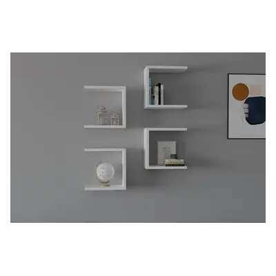 Hanah Home Wall Shelf Base - White White