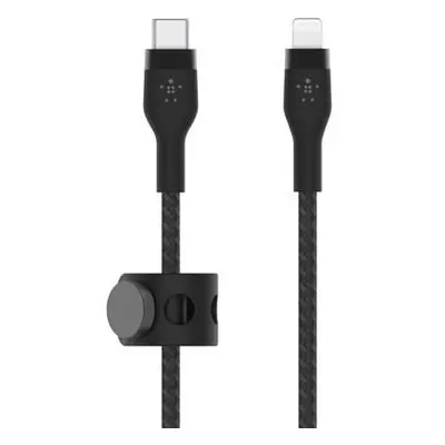 Belkin kabel USB-C s konektorem LTG,3M černý pletený