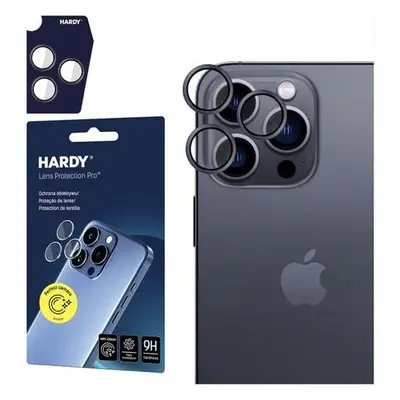 3mk Hardy Lens Protection tvrzená skla na fotoaparát Pro Apple iPhone 16 Pro /16 Pro Max černá