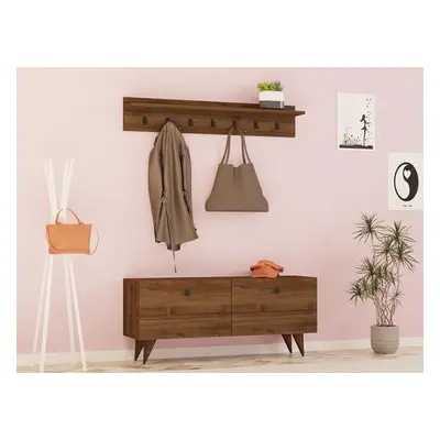 Hanah Home Hall Stand Rupa - Walnut Walnut