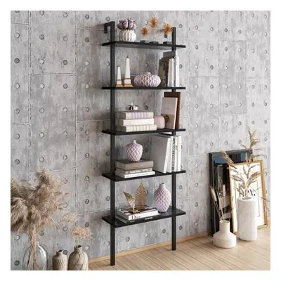 Hanah Home Bookshelf Piante - Black Black