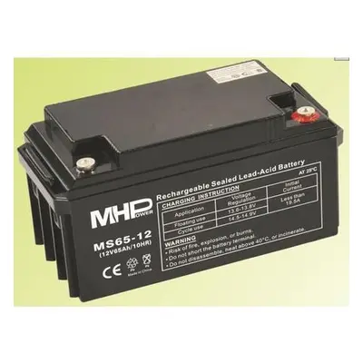 Pb akumulátor MHPower VRLA AGM 12V/65Ah (MS65-12), MS65-12