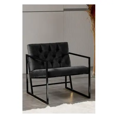 Atelier del Sofa Wing Chair Oslo - Black Black